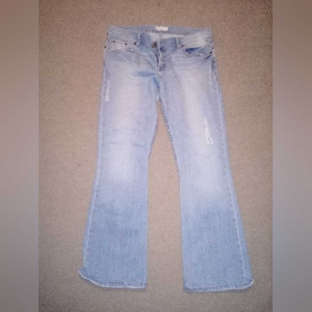 Light faded denim